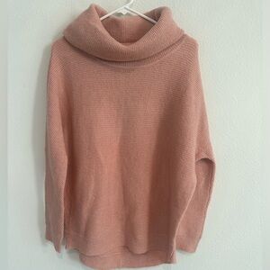Romeo & Juliet Couture Blush Cowl Neck Sweater